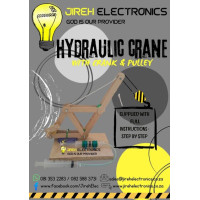 HYDRAULIC CRANE WITH CRANK AND PULLEY HYDRAULIC CRANE WITH CRANK AND PULLEY