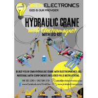 HYDRAULIC CRANE KIT WITH ELECTROMAGNET & LED LIGHT - GRADE 7 