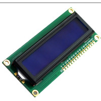 LCD 16X2 WHITE LETTERS ON BLUE BACKGROUND 
