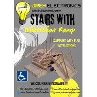 STAIRS WITH WHEELCHAIR RAMP PROJECT KIT